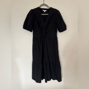 Chic Black Midi Dress